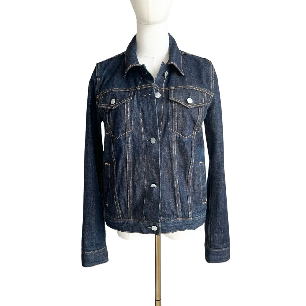 Vintage Jean Shop Jacket Selvedge Denim Trucker NYC - Picture 15 of 16